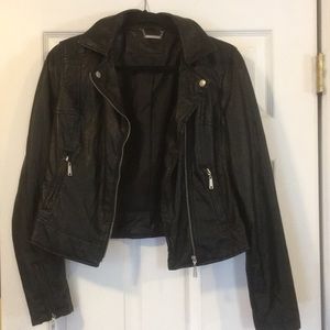 Faux Leather Jacket